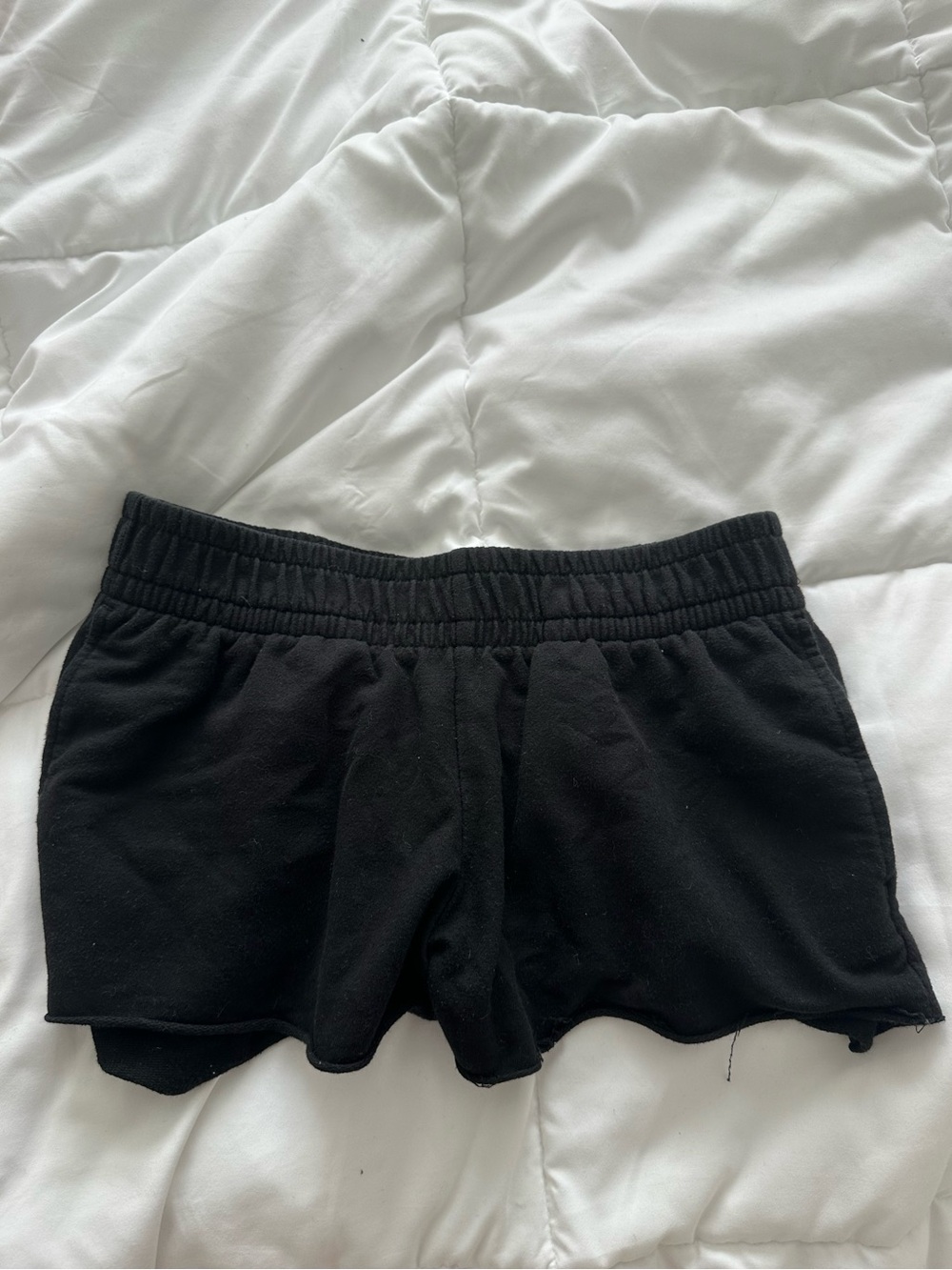 Wild Fable black cotton shorts with side pockets